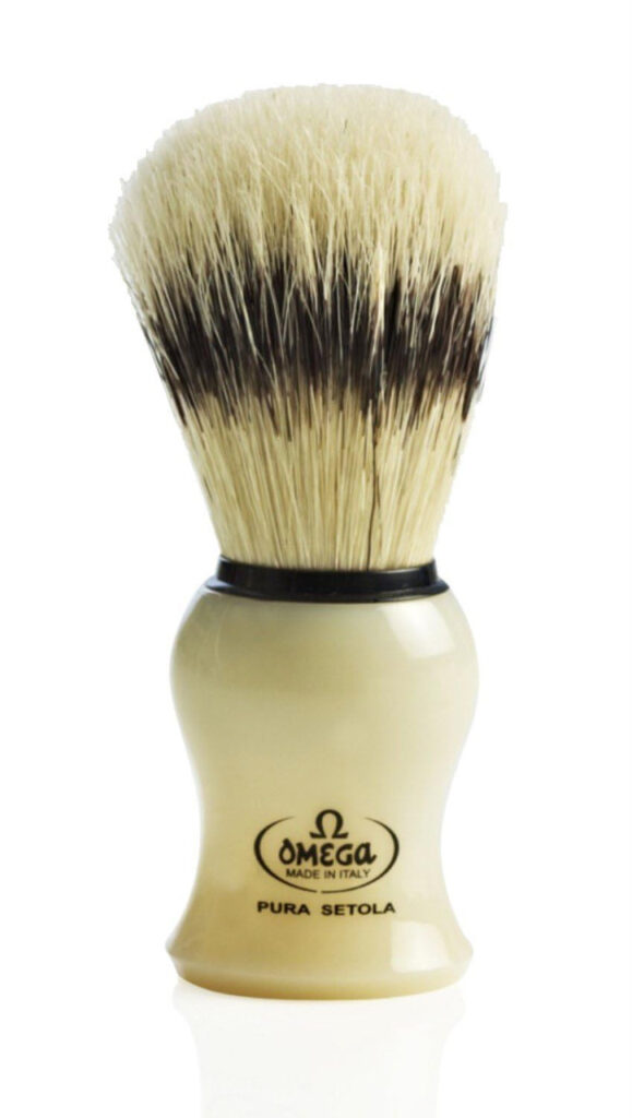 Omega 80266 Pennello da Barba con Stand