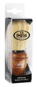 Omega 11137 Pennello da Barba in Legno di Frassino