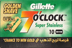 Gillette - 7 0'Clock - Super Stainless (Golden Shave)