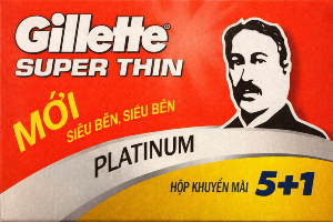 Gillette - Super Thin Platinum (China)