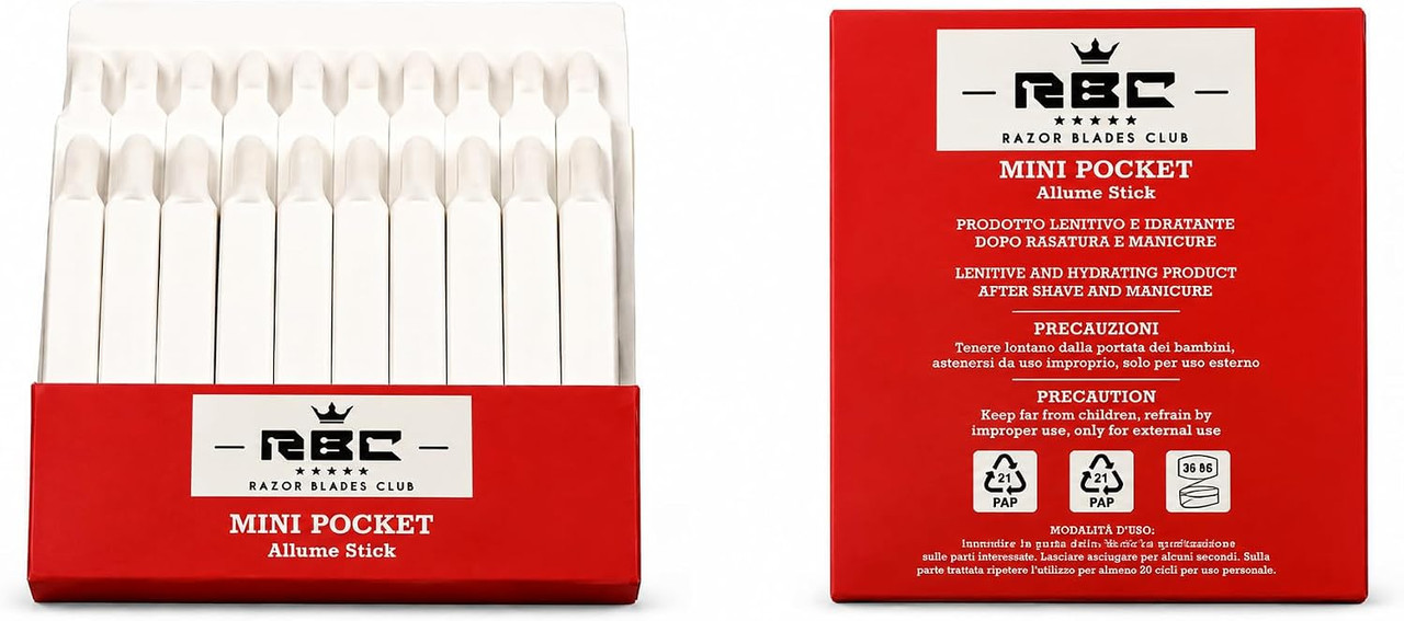 RBC - Mini Pocket Styptic Matches - 20 pieces